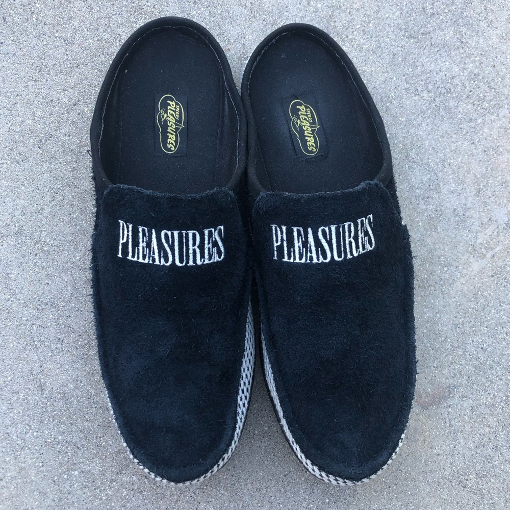 Sperry x Pleasures Moc-Sider Mule Slip On Black Loafers Shoes Size 13M - Picture 4 of 13